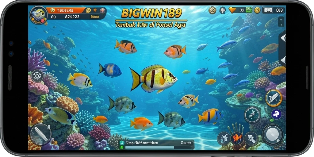 Gameplay seru BIGWIN189 dengan grafis memukau dan aksi menembak ikan.