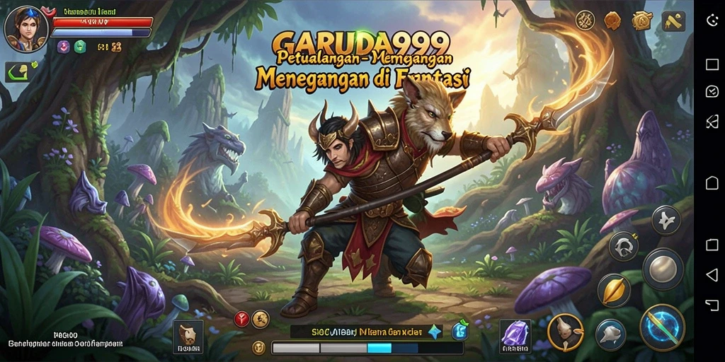 Tampilan gameplay GARUDA999 yang menampilkan petualangan seru dan menantang.