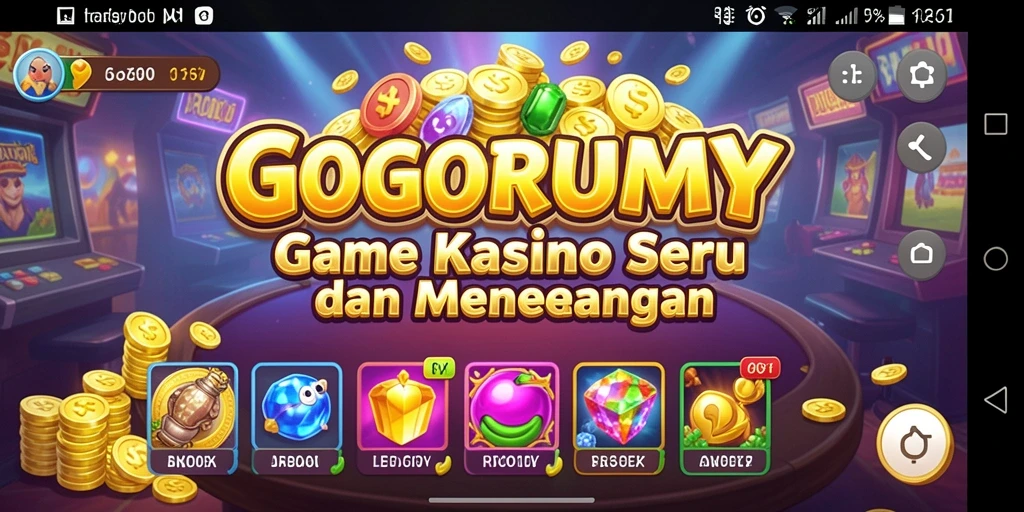 Screenshot GOGORUMMY menampilkan gameplay yang seru dan mendebarkan.