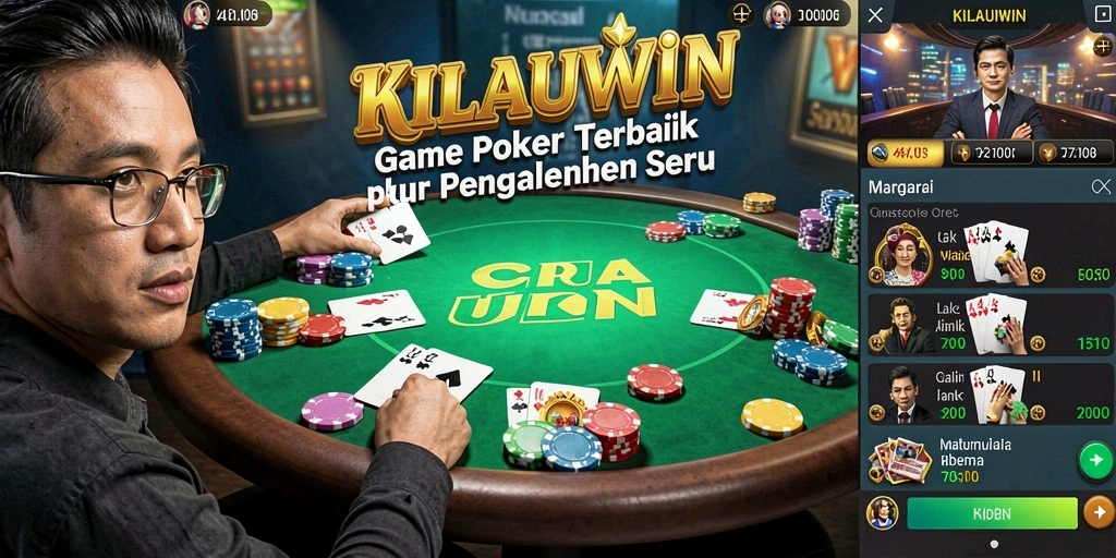 Gameplay KILAUWIN dengan suasana Poker yang mendebarkan.