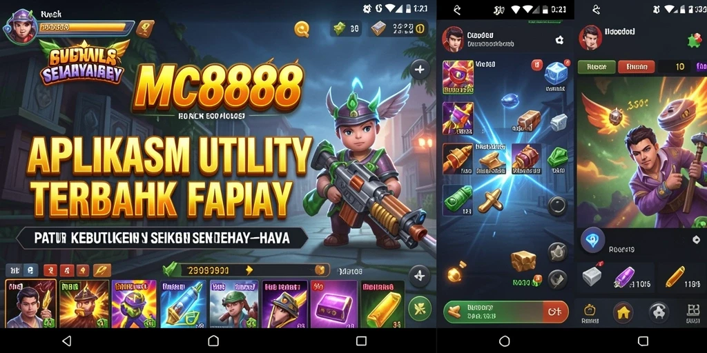Tampilan antarmuka pengguna MC888 yang sederhana dan fungsional.