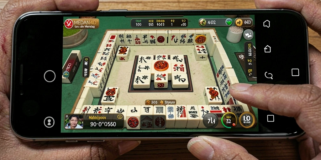 Tangkapan layar gameplay <strong>MEDAN4D</strong> yang menunjukkan aksi menegangkan di Mahjong.