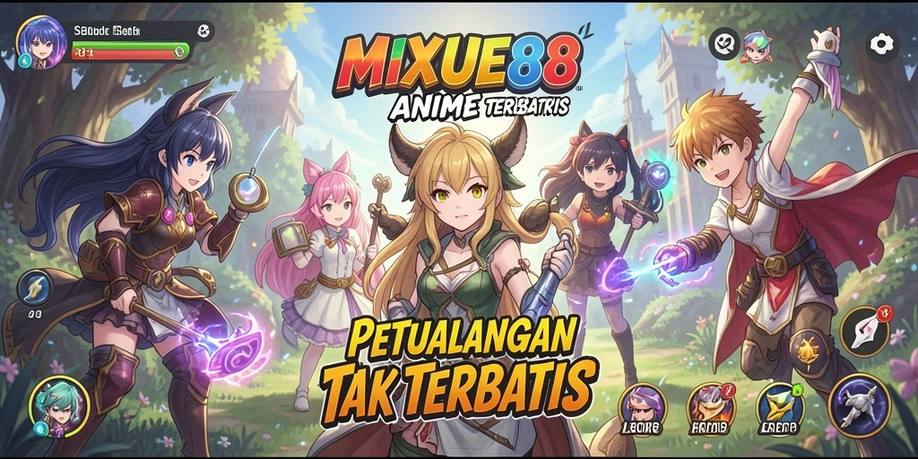Gameplay seru di dunia anime favoritmu.