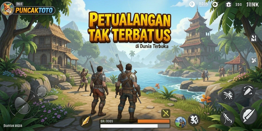 Gameplay imersif di dunia terbuka PUNCAKTOTO.