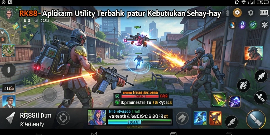 Tampilan utama RK88 yang sederhana dan fungsional.