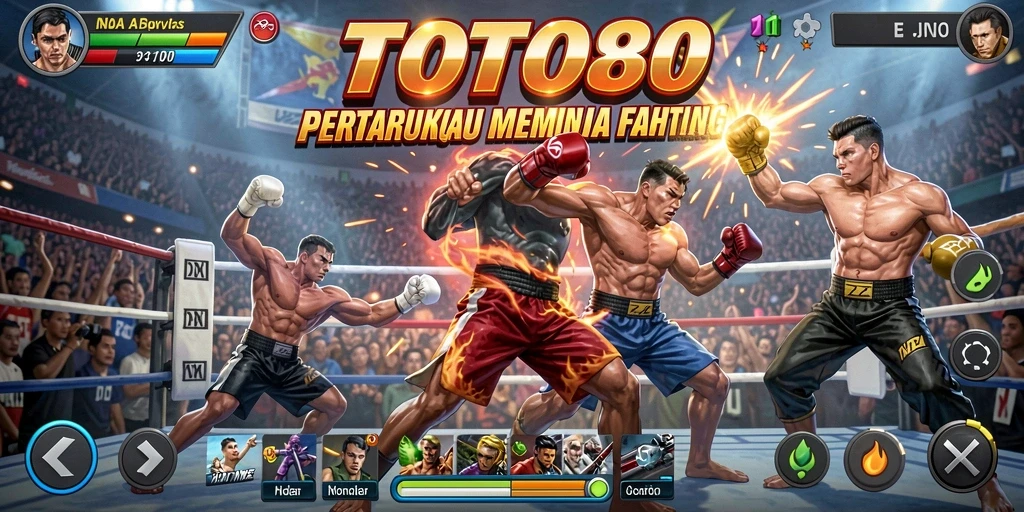 Screenshot gameplay TOTO80 menampilkan aksi pertarungan yang mendebarkan.