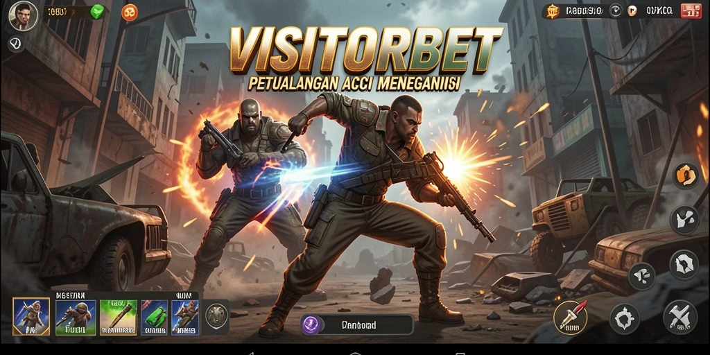 Tampilan aksi seru dalam VISITORBET dengan banyak pertarungan mendebarkan.